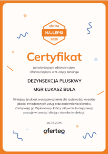 dezynsekcja pluskwy łukasz bula
